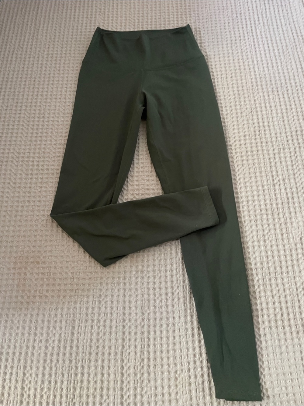 Olive Green High-Waist Leggings